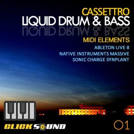 Liquid Drum and Bass MIDI Elements Vol.1